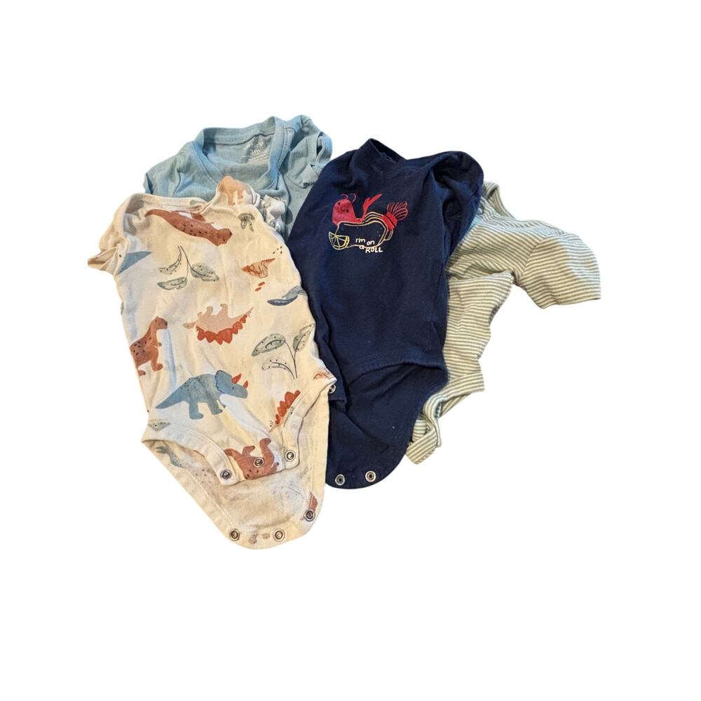 Adorable Carter's Baby Bodysuit Lot - 0-3 Months